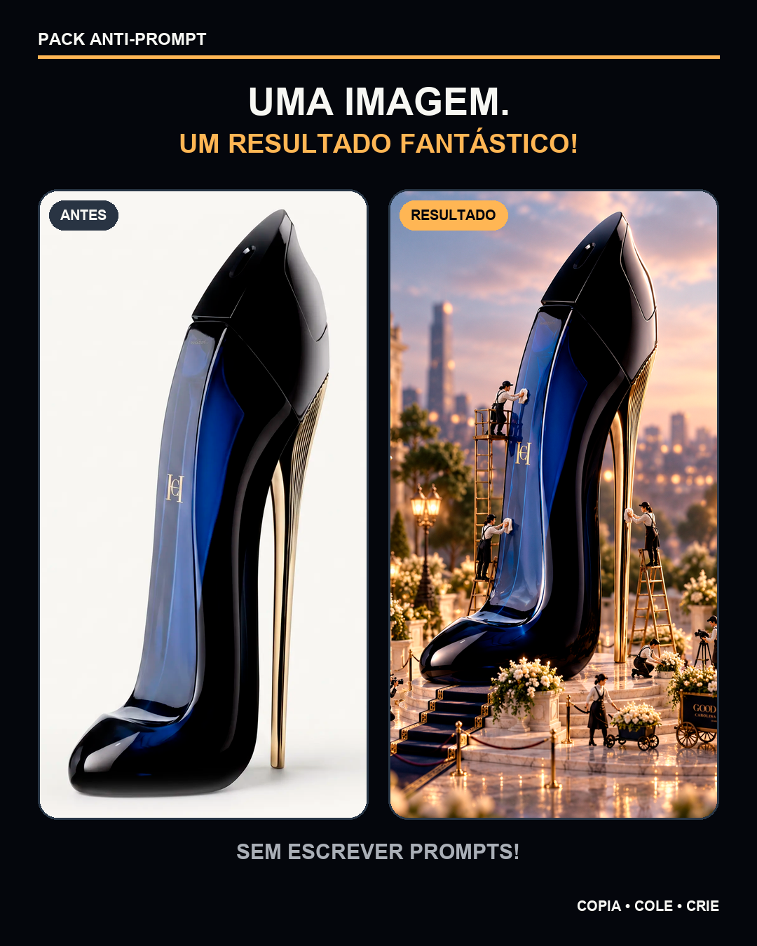 Transformação visual de produto